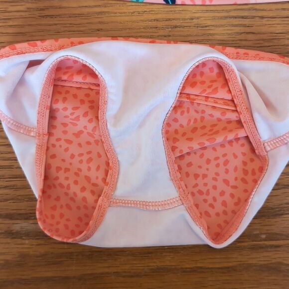 Carter's 6 months 2 Piece Coral Floral Bathing Suit - Picture 5 of 8